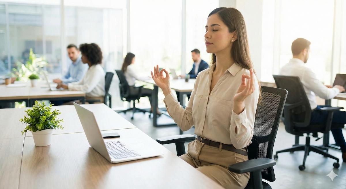 Pausa y Resetea: Cómo llevar el Yoga y la Meditación a tu jornada laboral